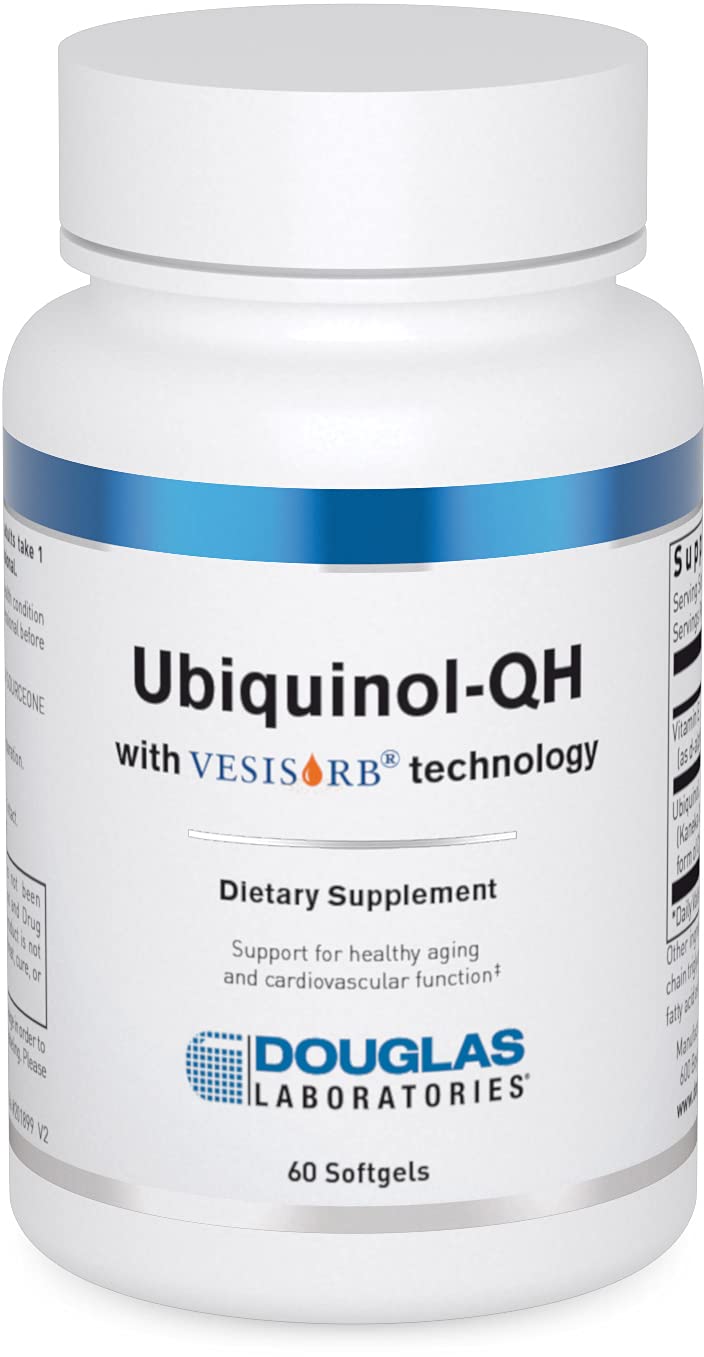 Douglas Laboratories Ubiquinol-QH bote de cápsulas para apoyo al envejecimiento saludable
