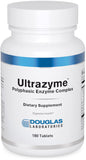 Douglas Laboratories Ultrazyme, caja de 180 tabletas, soporte para digestión de proteínas y carbohidratos