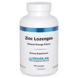 Douglas Laboratories Zinc Lozenges con sabor naranja natural para apoyar el funcionamiento del sistema inmune.