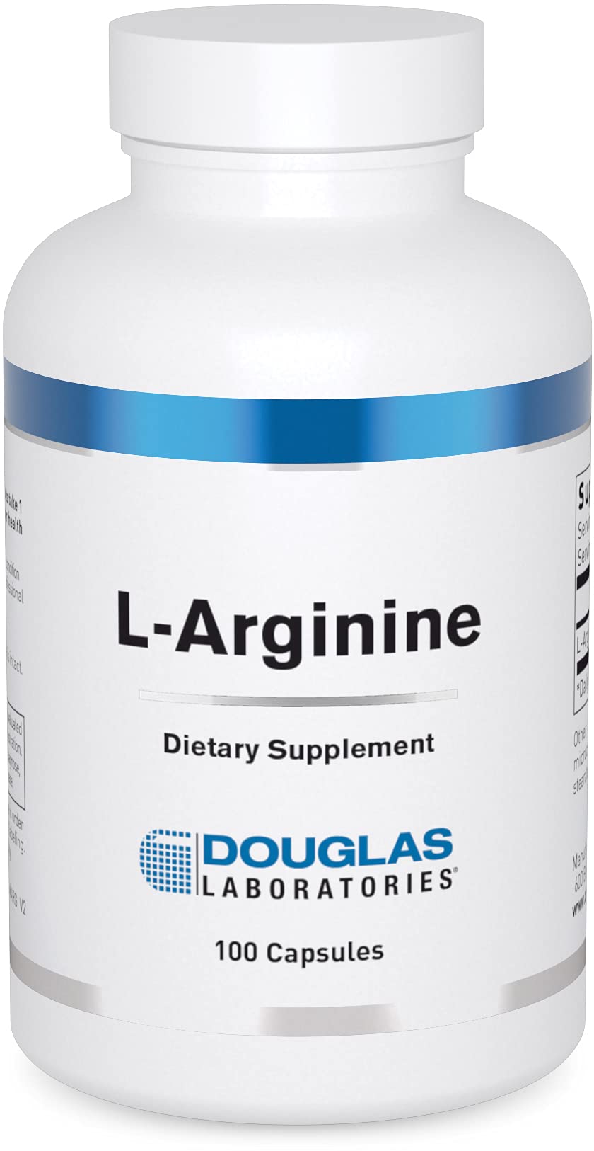 Douglas Laboratories L-Arginina envase de 100 cápsulas para uso diario