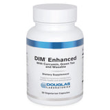 Douglas Laboratories DIM Enhanced: frasco de cápsulas con presentación vegetariana para uso diario.