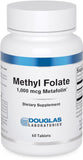Douglas Laboratories Methyl Folate L-5-MTHF, tabletas 1000 mcg para apoyar metabolismo de la homocisteína