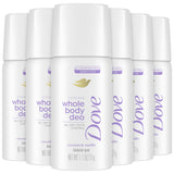 Dove desodorante todo el cuerpo Coco-Vainilla en aerosol pequeño para viajes