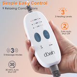 Dowin: 9 modos de masaje y 3 niveles de calor para adaptar sensaciones.