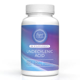 Dr B Supplements Ácido Undecénico – botella frontal para apoyar el equilibrio intestinal.