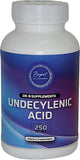 Dr B Supplements Ácido Undecénico – etiqueta detallada con uso recomendado.