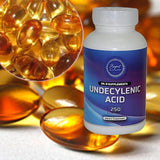 Dr B Supplements Ácido Undecénico – uso diario para apoyar absorción de nutrientes tras las comidas.