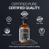 Dr. Berg Aceite Nigella Sativa, libre de alérgenos para dietas sensibles.