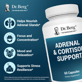 Ashwaganda Extractos de Dr. Berg, ingrediente clave para balance emocional.