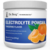 Dr. Berg electrolitos sin azúcar sabor mandarina para hidratación durante el entrenamiento.