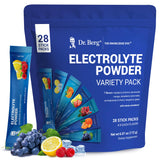 Dr. Berg Nutritionals electrolitos sin azúcar frente al empaque para elegir sabor sin calorías