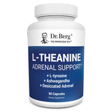 Dr. Berg L-Theanine 200 mg, botella: relajación suave y concentración para tareas diarias