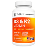 Dr. Berg D3 K2 5000 UI en cápsulas para absorción eficiente