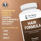 Dr. Berg Nutritionals: detalle de etiqueta con ingredientes clave.