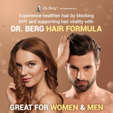 Dr. Berg Nutritionals: ingredientes clave - biotina y saw-palmetto para cabello.