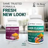 Dr. Berg Liver Cleanse: cápsulas en primer plano para toma diaria con comida