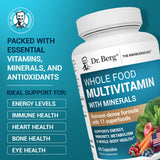 Etiqueta del multivitamínico de Dr. Berg destaca calidad de ingredientes