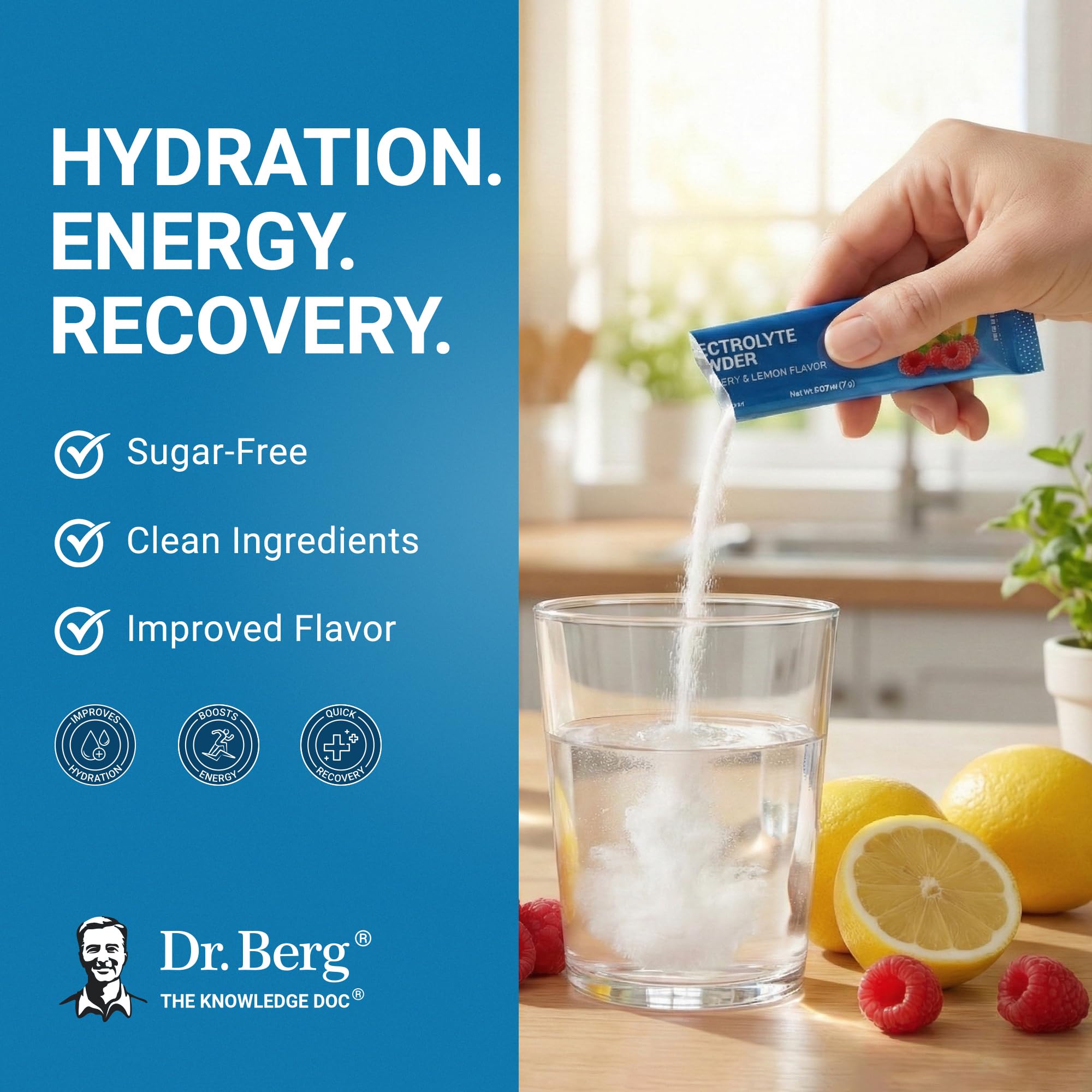 Dr. Berg Nutritionals, sabor mejorado sin azúcar para disfrutar la bebida