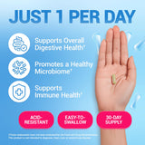 Dr. Berg Probiotic etiqueta: información clara y útil.