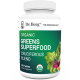 Dr. Berg's Greens: botella con tabletas listas para uso diario