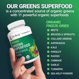 Dr. Berg's Greens: dosis diaria sencilla con agua