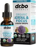 DR. BO Gotas de apoyo adrenal, frasco para uso diario.