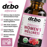 DR. BO hojas de frambuesa para soporte hormonal suave