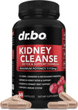 DR. BO Kidney Cleanse botella vertida para apoyo renal diario