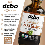 DR. BO ParaGuard etiqueta y presentación del producto