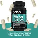 DR. BO cápsulas detox para plan de 15 días