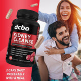DR. BO Kidney Cleanse uva ursi, uso herbal para riñones