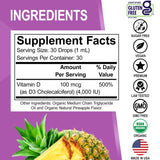 Producto vegano y sin OGM de DR. BO Vitamina D3.