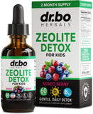 DR. BO Zeolite Detox para Niños en bote, uso diario suave.