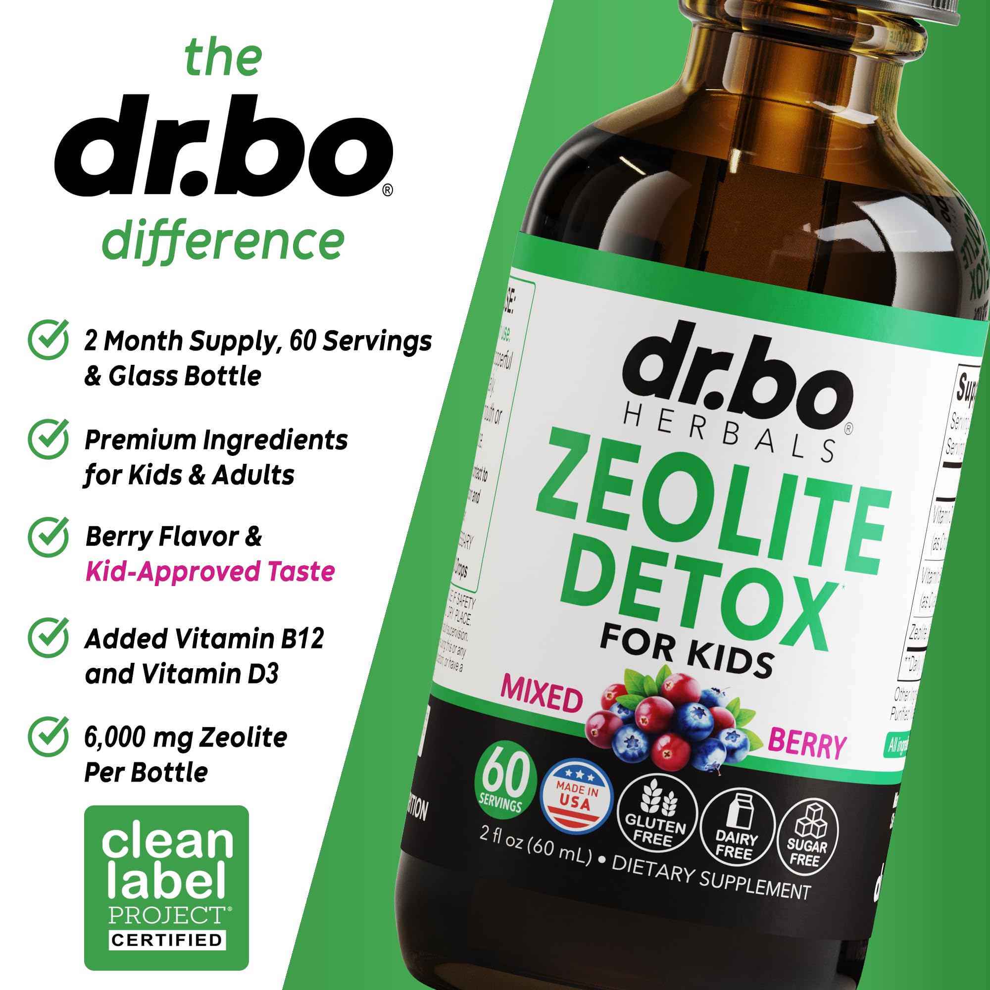 DR. BO Zeolite Detox favorece claridad de voz y enfoque.