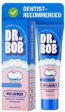 Dr. Bob pasta dental sin sabor para niños, ideal para cepillados diarios.