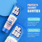 Producto Dr. Bob libre de SLS, apto para sensibilidades.