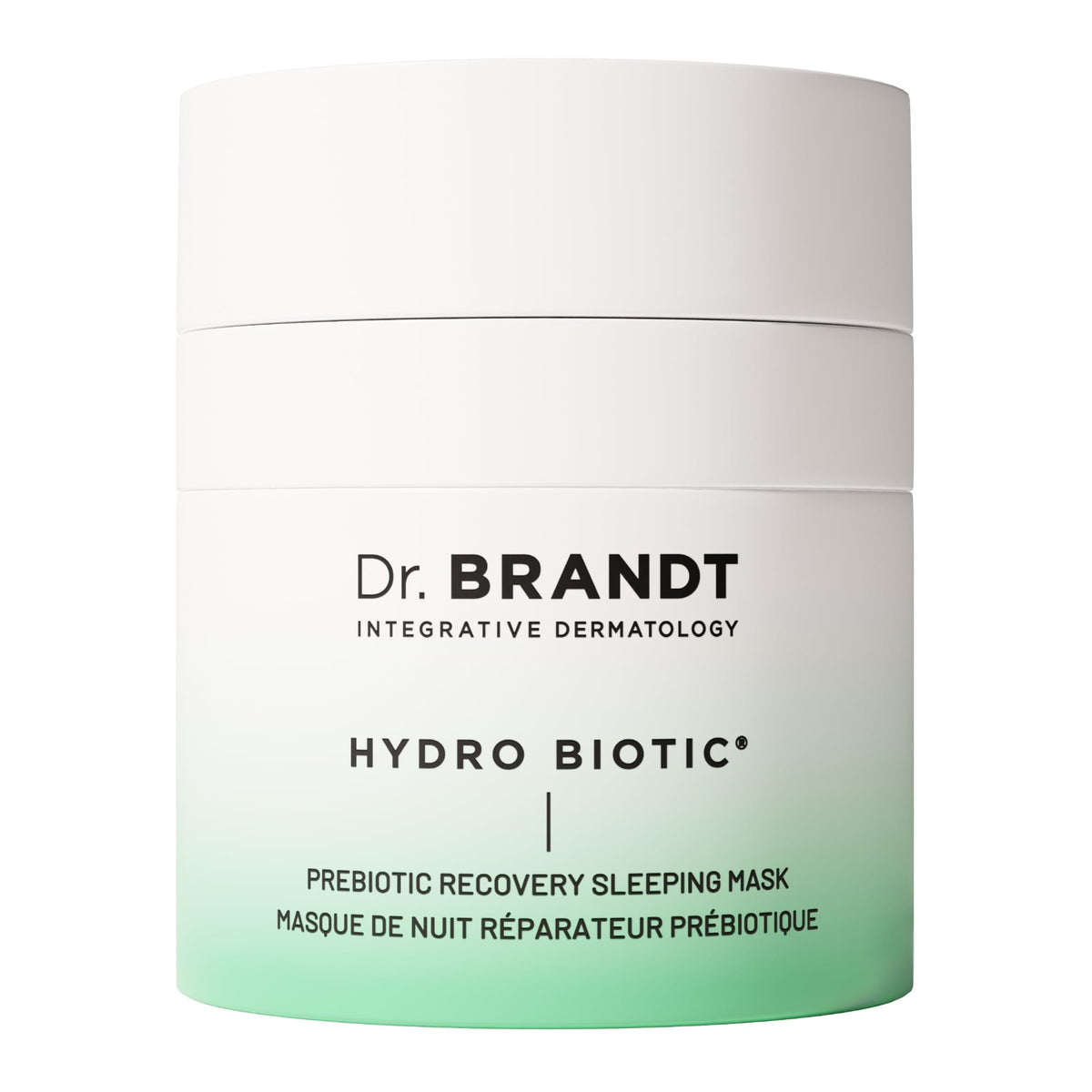 Dr. Brandt Hydro Biotic mascarilla nocturna; hidratación profunda para piel sensible.