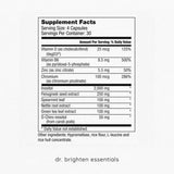 Dr. Brighten Myoinositol Plus, rutina diaria fácil de incorporar.