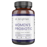 Dr. Brighten Probiòtico para Mujeres: botella frontal, apoyo al microbioma femenino.