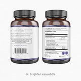 Dr. Brighten Probiòtico para Mujeres: cápsulas en mano, formato diario.