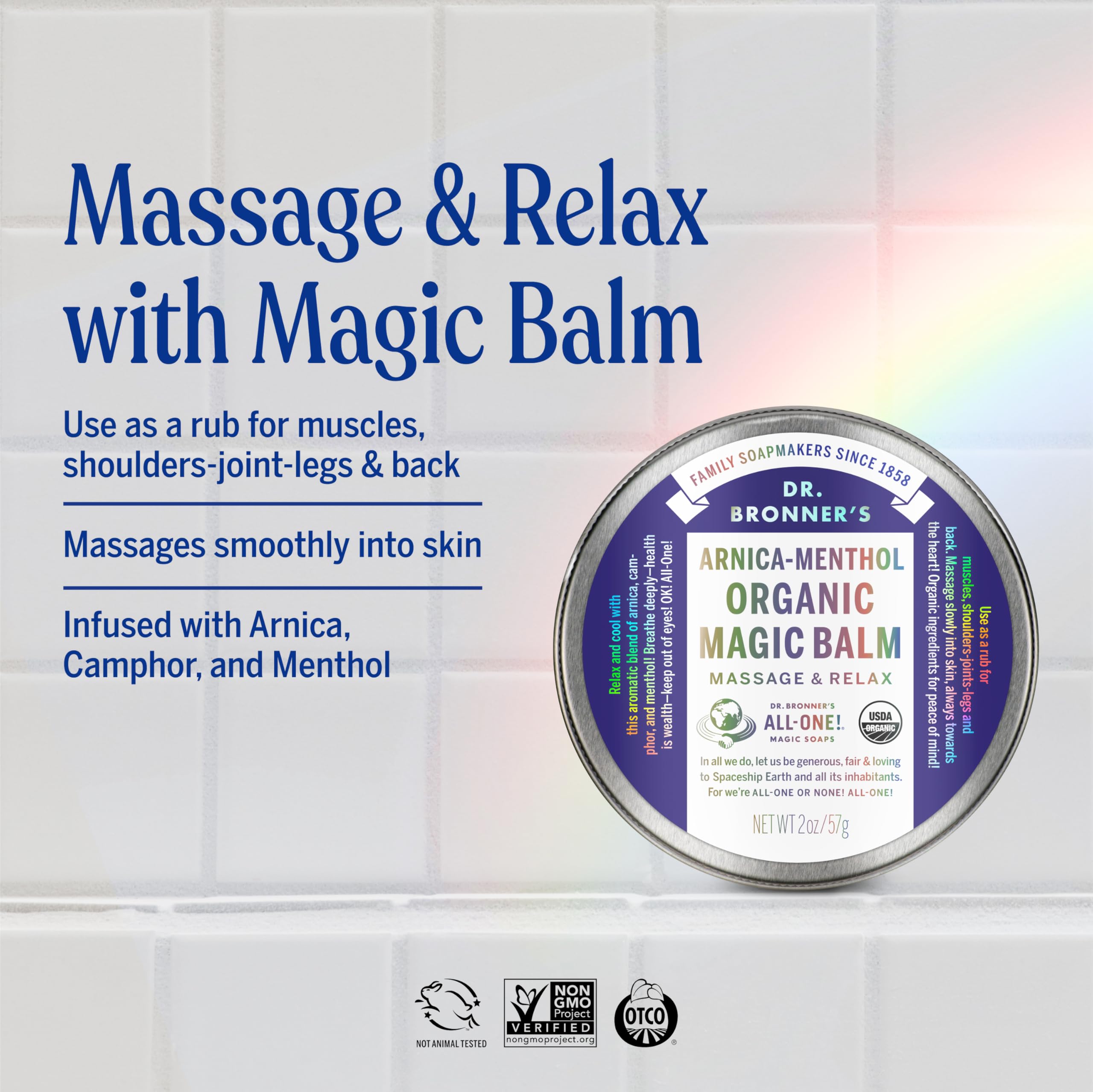 Dr. Bronner's Magic Balm bebe-sin-fragancia bote: uso suave para piel de recién nacido.