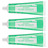 Dr. Bronner’s pasta dientes paquete 3 mentas para frescura diaria