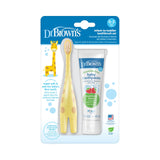 Cepillo infantil Dr. Brown's con jirafa para iniciar cepillado suave