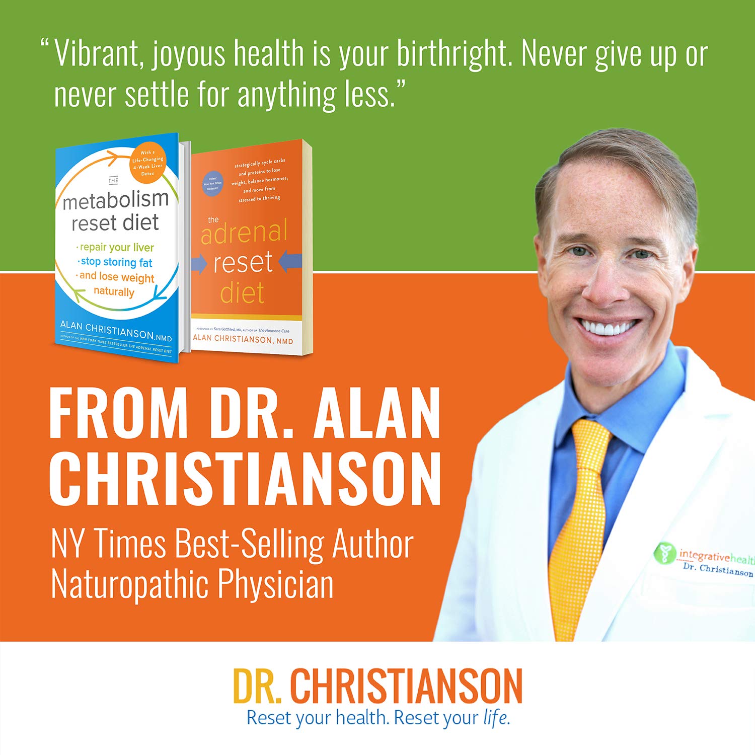 Dr. Christianson RS Complete harina platano verde orgánica, ideal para batidos.