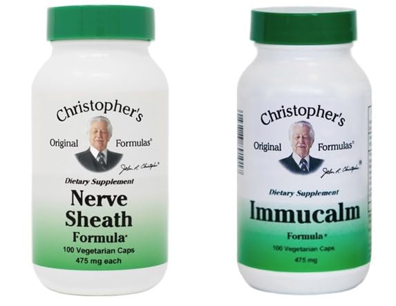 Dr. Christopher’s Paquete envaina nerviosa, posible apoyo para la salud nerviosa diaria