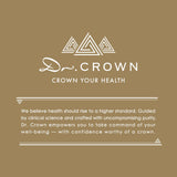 DR. CROWN su suplemento para articulaciones, uso diario para soporte de cartílago.