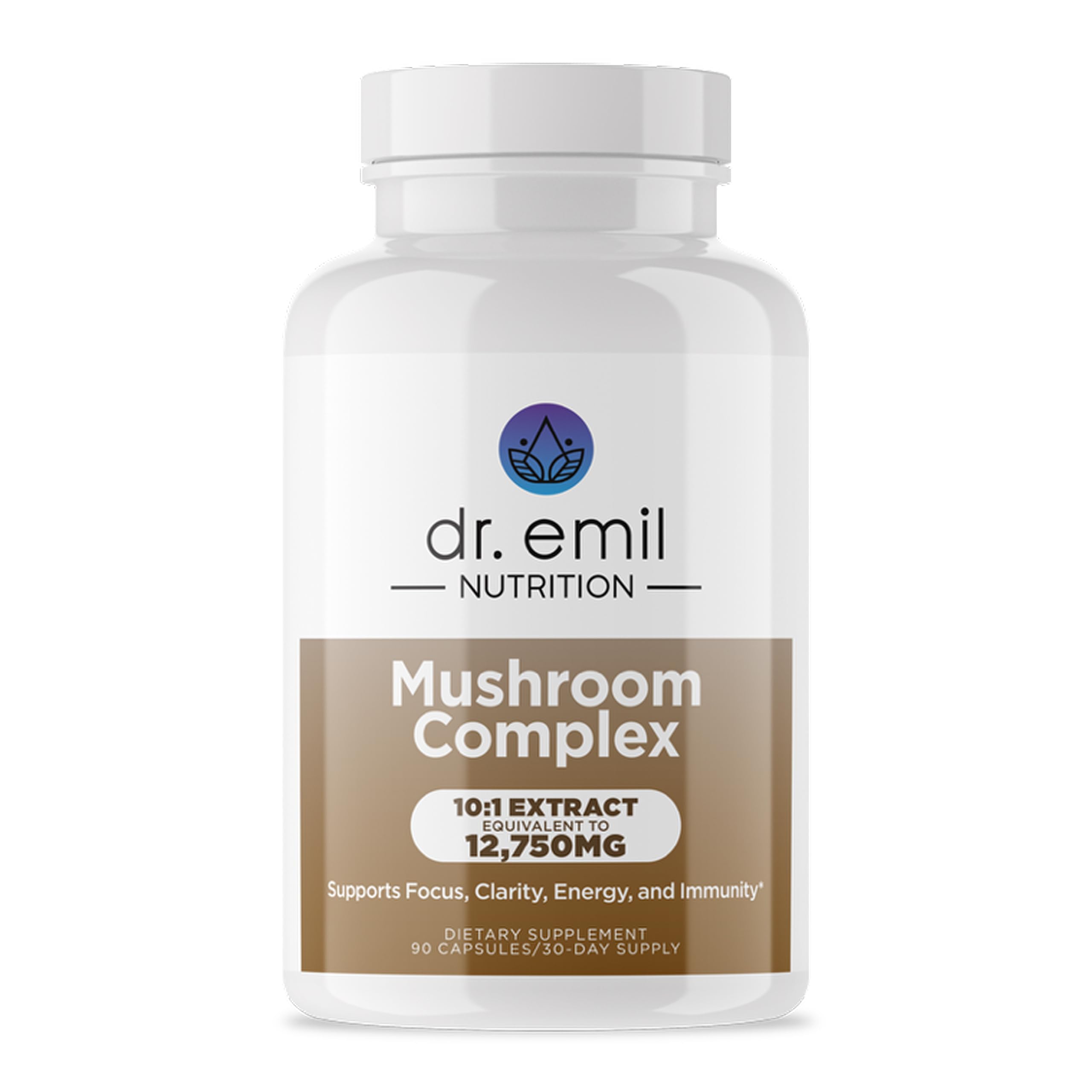 DR. EMIL NUTRITION cápsula con diez hongos para claridad mental y soporte inmune