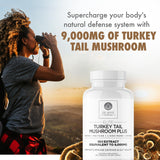 DR EMIL NUTRITION Hongo Cola de Pavo, cápsulas en primer plano muestran la fórmula concentrada para apoyo inmunitario.