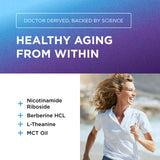 DR. EMIL NUTRITION NAD+ Boost, etiqueta de ingredientes, muestra componentes clave