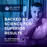 DR. EMIL NUTRITION NAD+ Boost, ritual diario con agua, integración simple